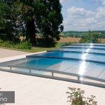 Abri Télescopique Extra Bas Tapia H20 - Spécial spa de nage 6m